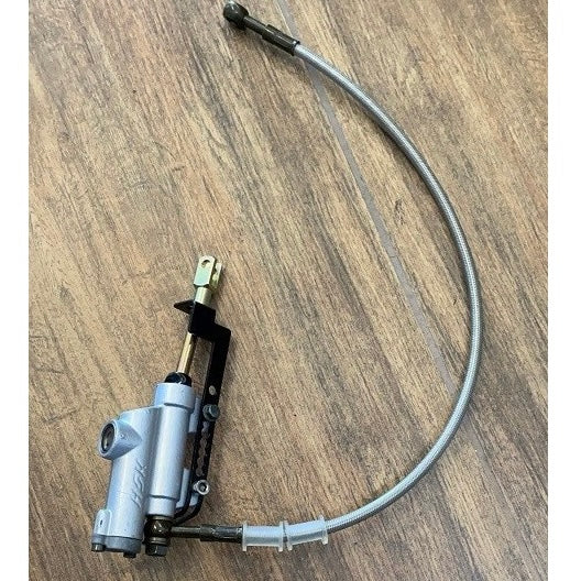 POMPA FRENO POSTERIORE COMPLETA DI TUBO 18/19CM PER PIT BIKE KAYO SERIE TT KRZ