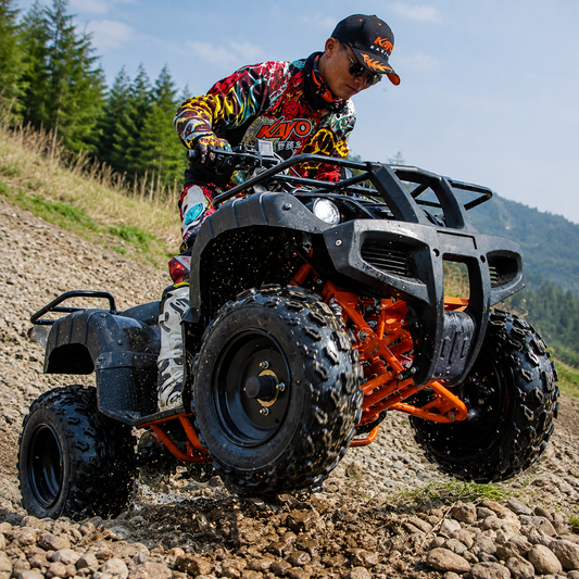 Quad AU150 Kayo - 150cc - 4t - Semiautomatico - Gancio Traino