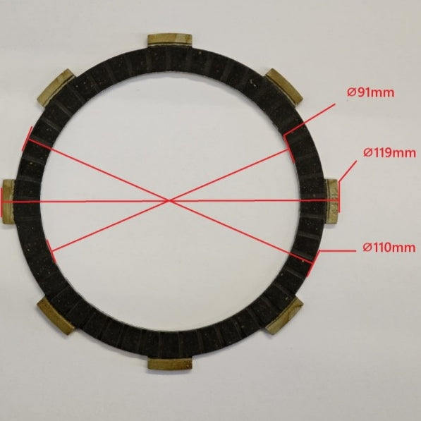 DISCO FRIZIONE PIT BIKE PER FRIZIONE BLOCCO MOTORE YX140 140cc