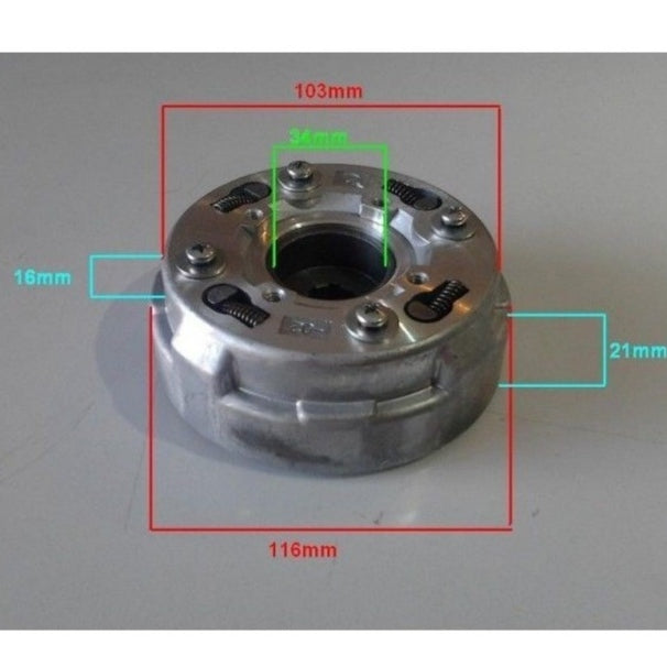 FRIZIONE QUAD ATV 110 125 150 SEMIAUTOMATICA 4 TEMPI - pit bike a 3 dischi