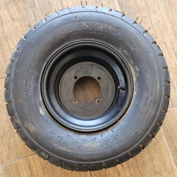 CERCHIO GOMMATO POSTERIORE PER QUAD ATV GOMMA CERCHIATA 22x10-10