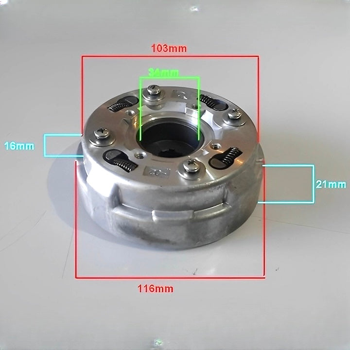 FRIZIONE QUAD ATV 110cc/125cc/150cc SEMIAUTOMATICA 4 TEMPI - pit bike a 3 dischi