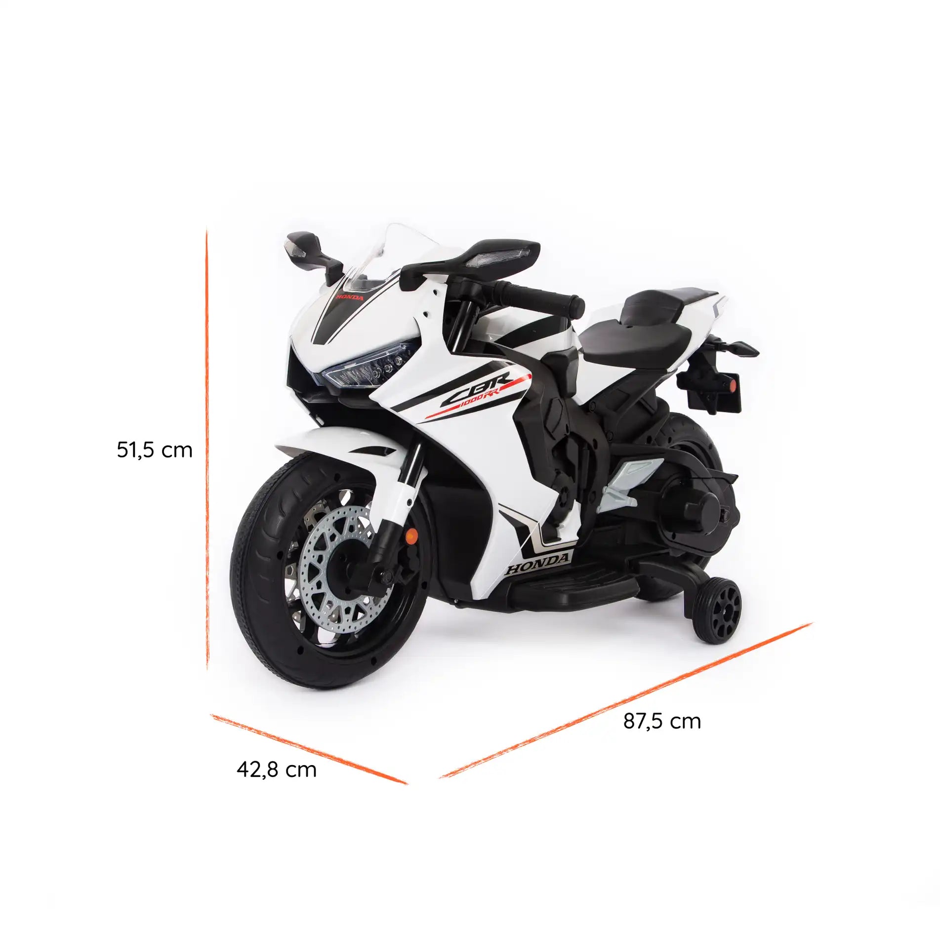 Honda CBR 1000 RR elettrica per bambini a 12V