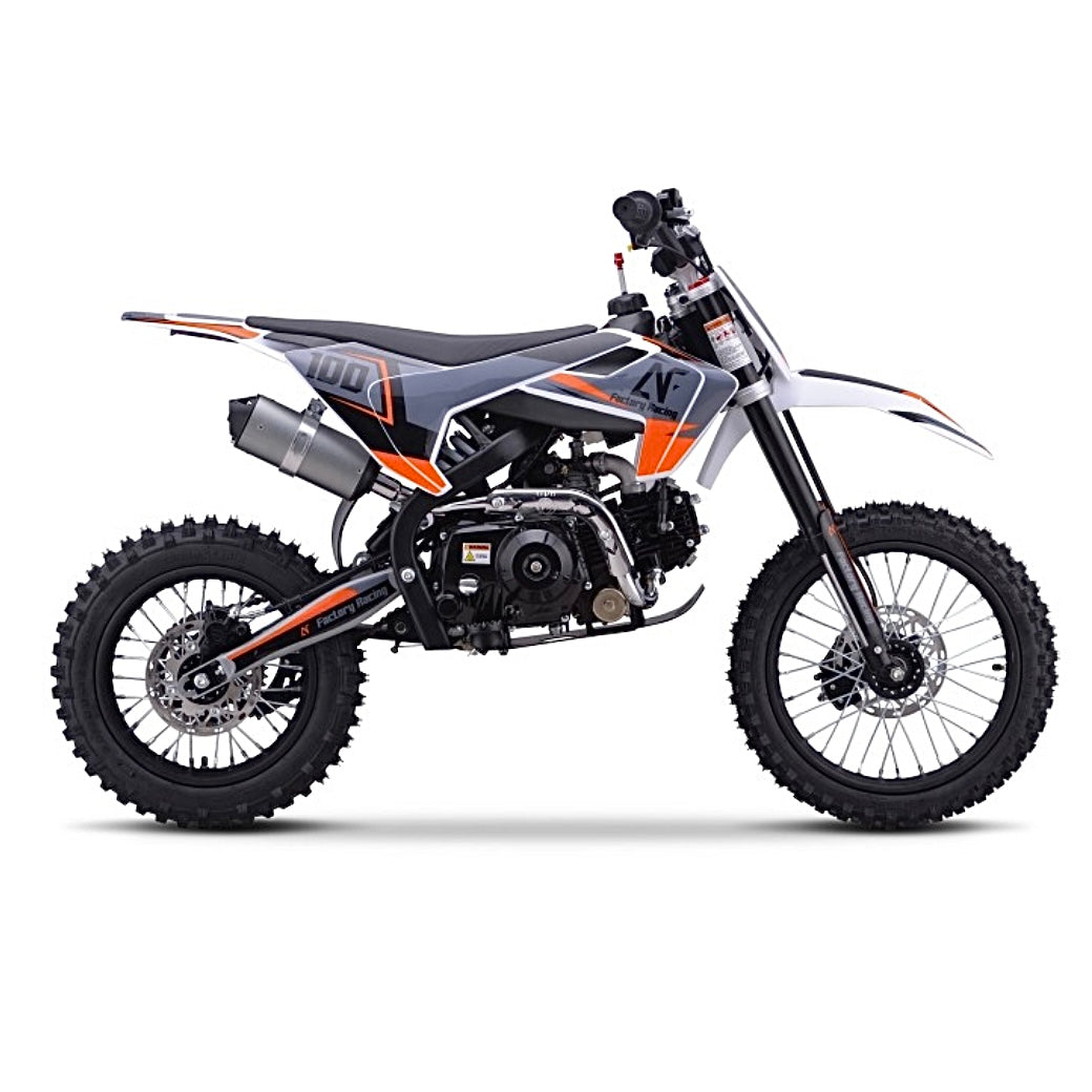 PIT BIKE 110cc FULL AUTOMATICA Factory Racing - R 14/12