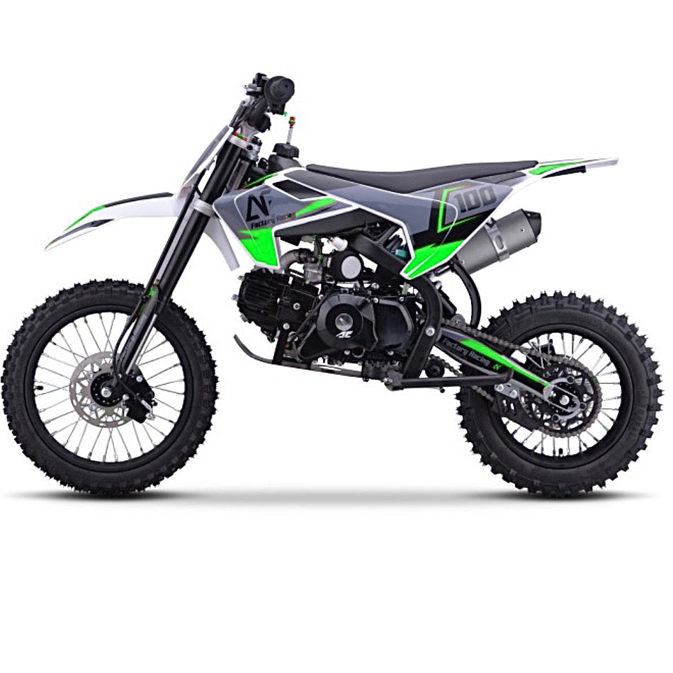 PIT BIKE 110cc FULL AUTOMATICA Factory Racing - R 14/12