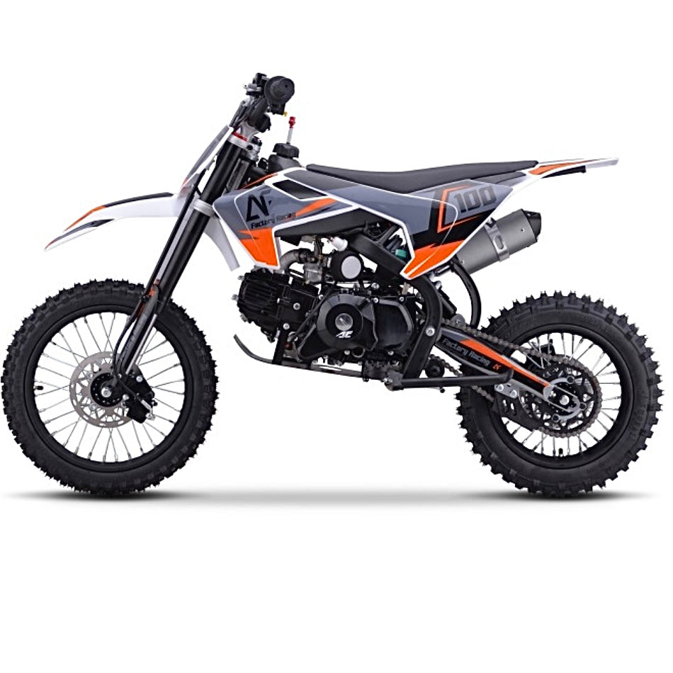 PIT BIKE 110cc FULL AUTOMATICA Factory Racing - R 14/12