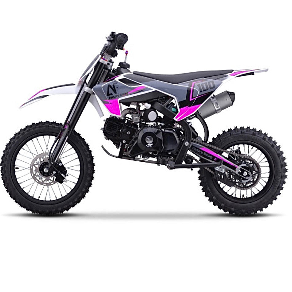 PIT BIKE 110cc FULL AUTOMATICA Factory Racing - R 14/12