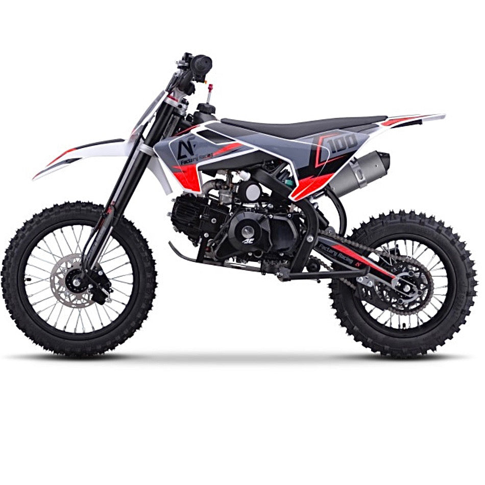 PIT BIKE 110cc FULL AUTOMATICA Factory Racing - R 14/12