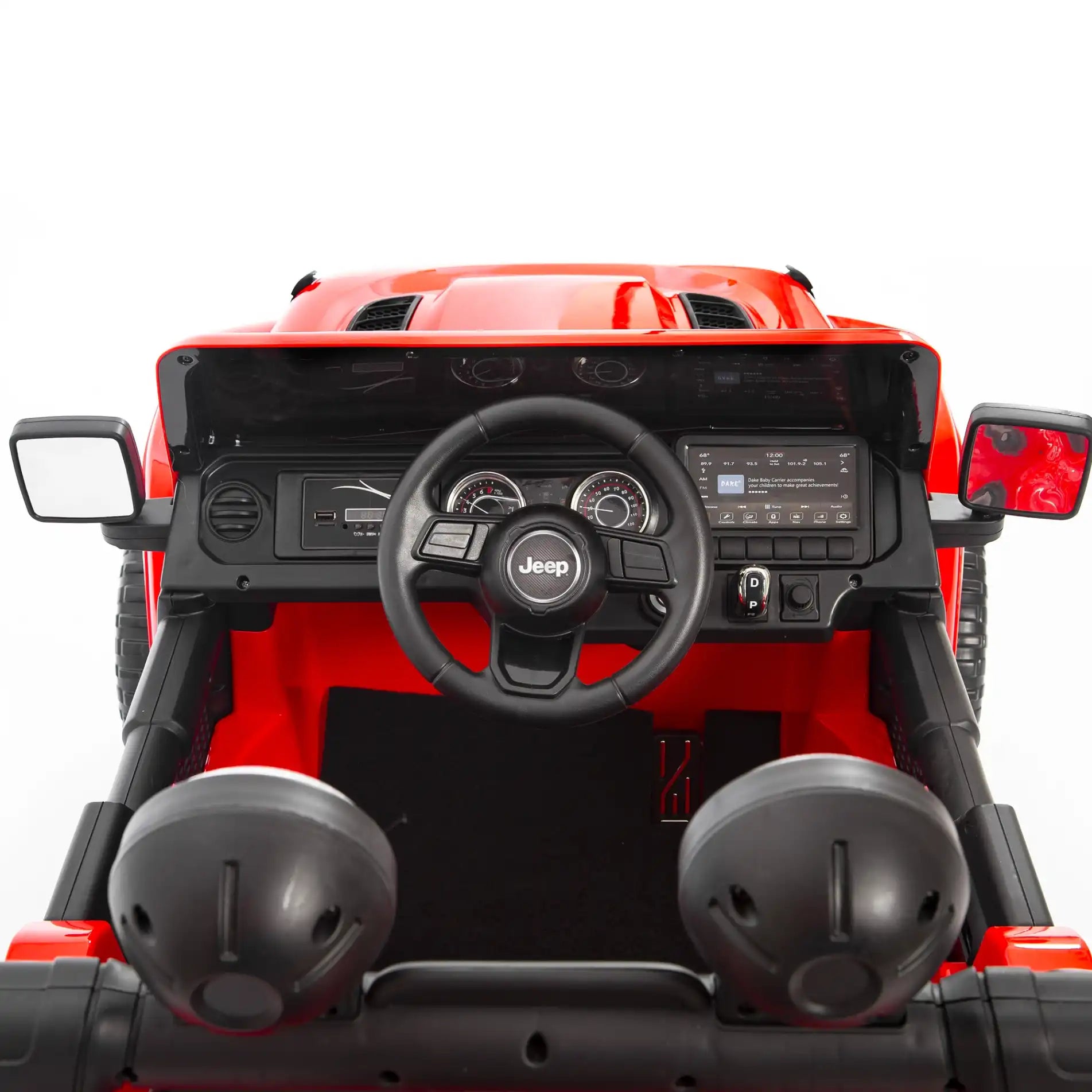 Jeep Wrangler Rubicon elettrica per bambini a 12V con 2 posti