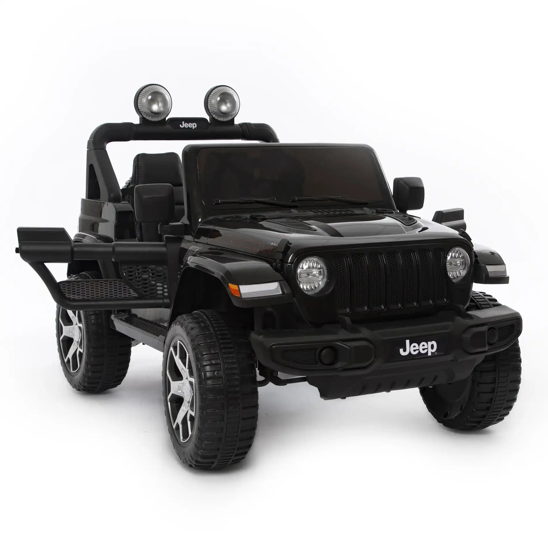 Jeep Wrangler Rubicon elettrica per bambini a 12V con 2 posti