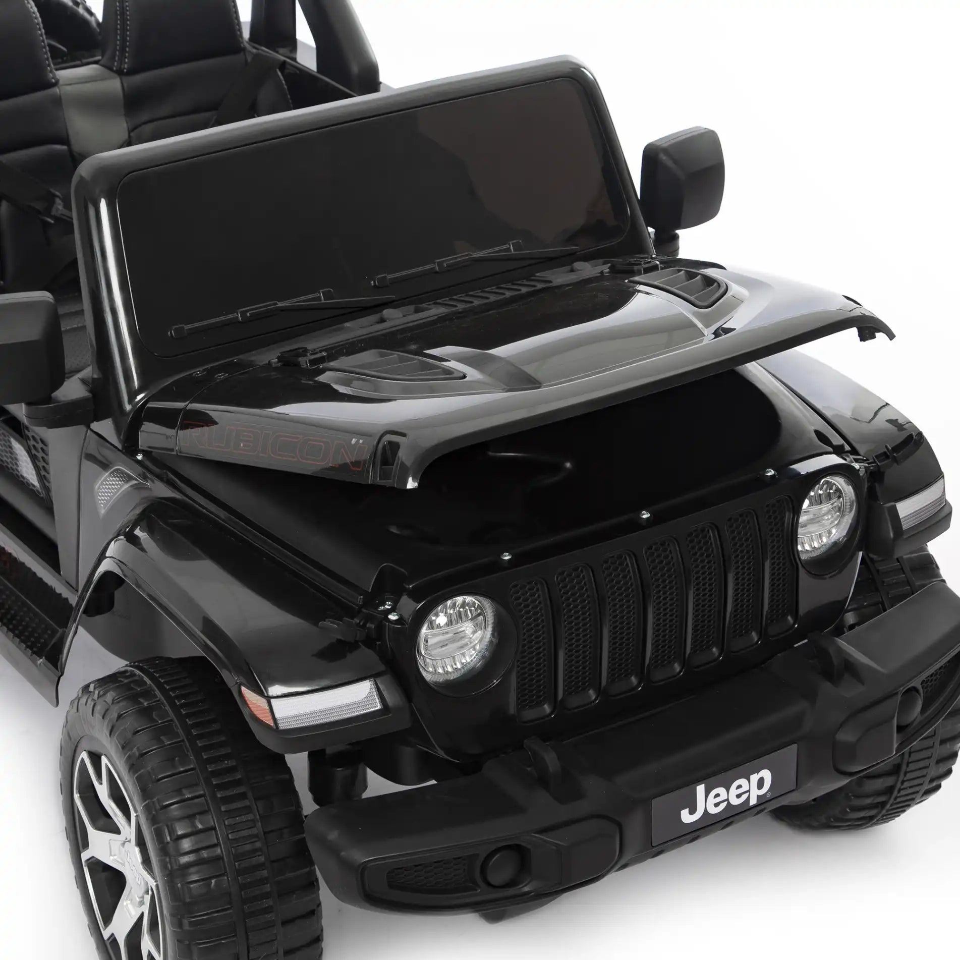 Jeep Wrangler Rubicon elettrica per bambini a 12V con 2 posti