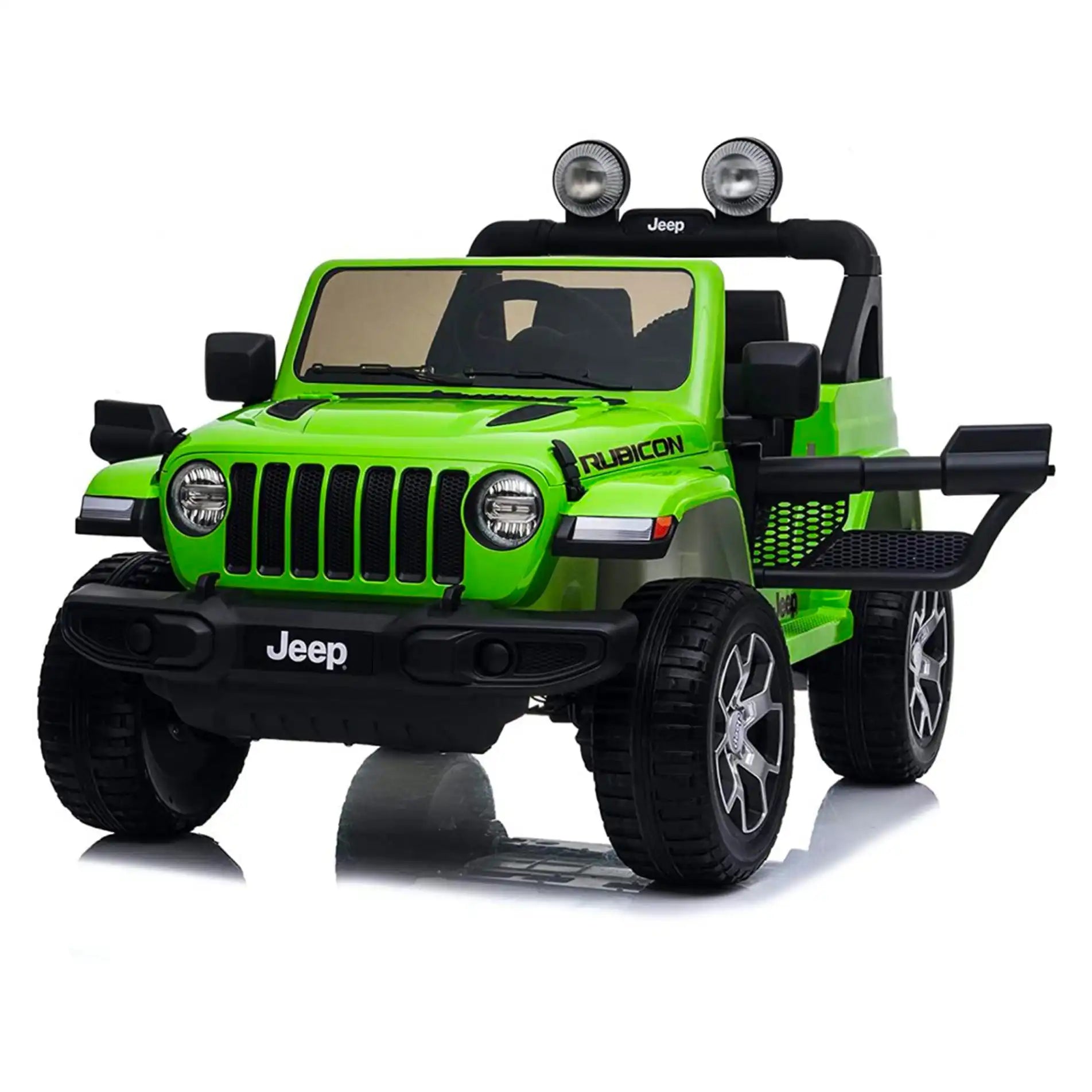 Jeep Wrangler Rubicon elettrica per bambini a 12V con 2 posti