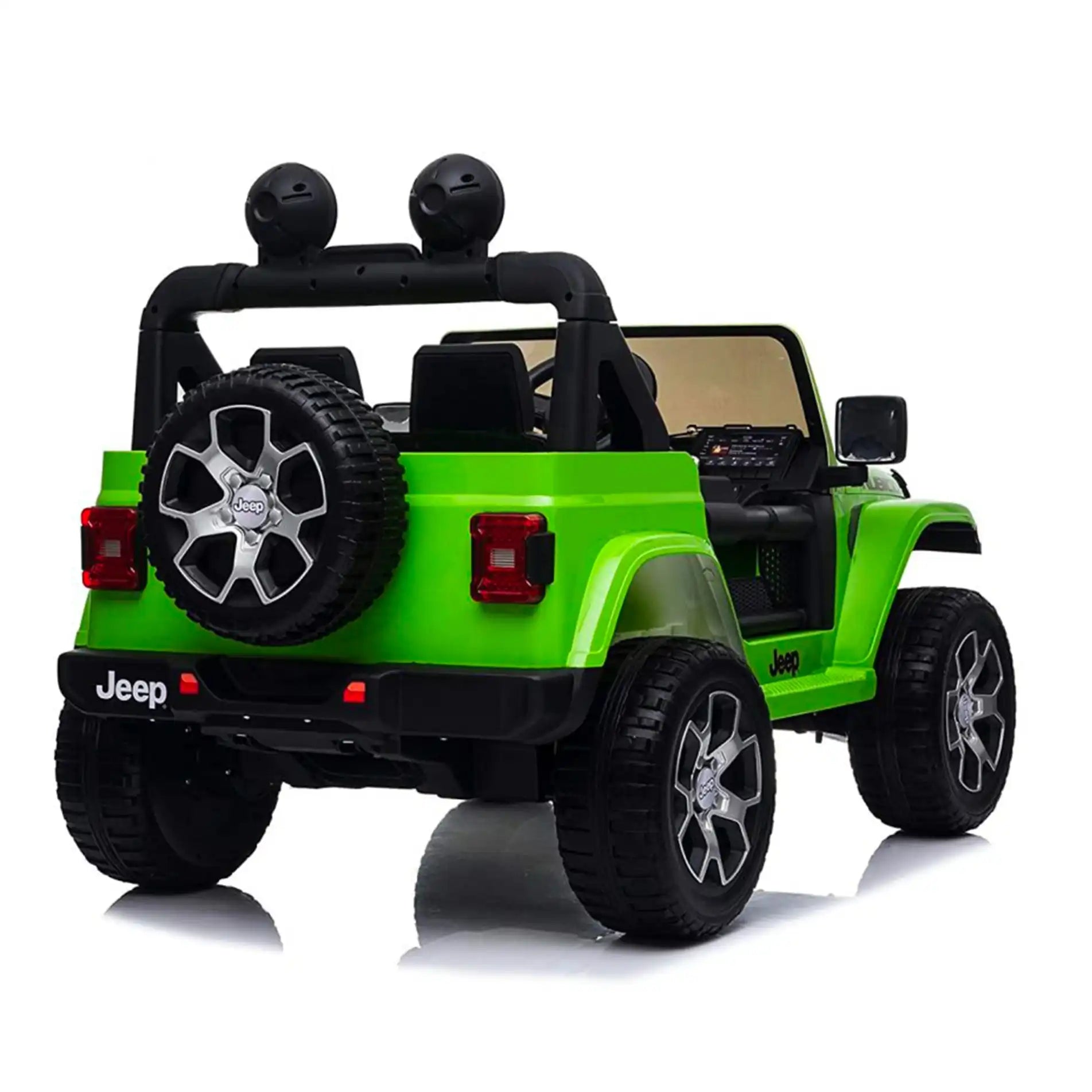 Jeep Wrangler Rubicon elettrica per bambini a 12V con 2 posti