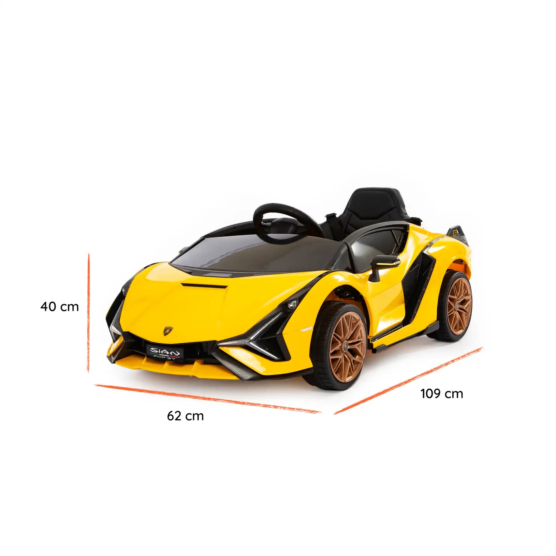 Lamborghini Sian elettrica per bambini a 12V