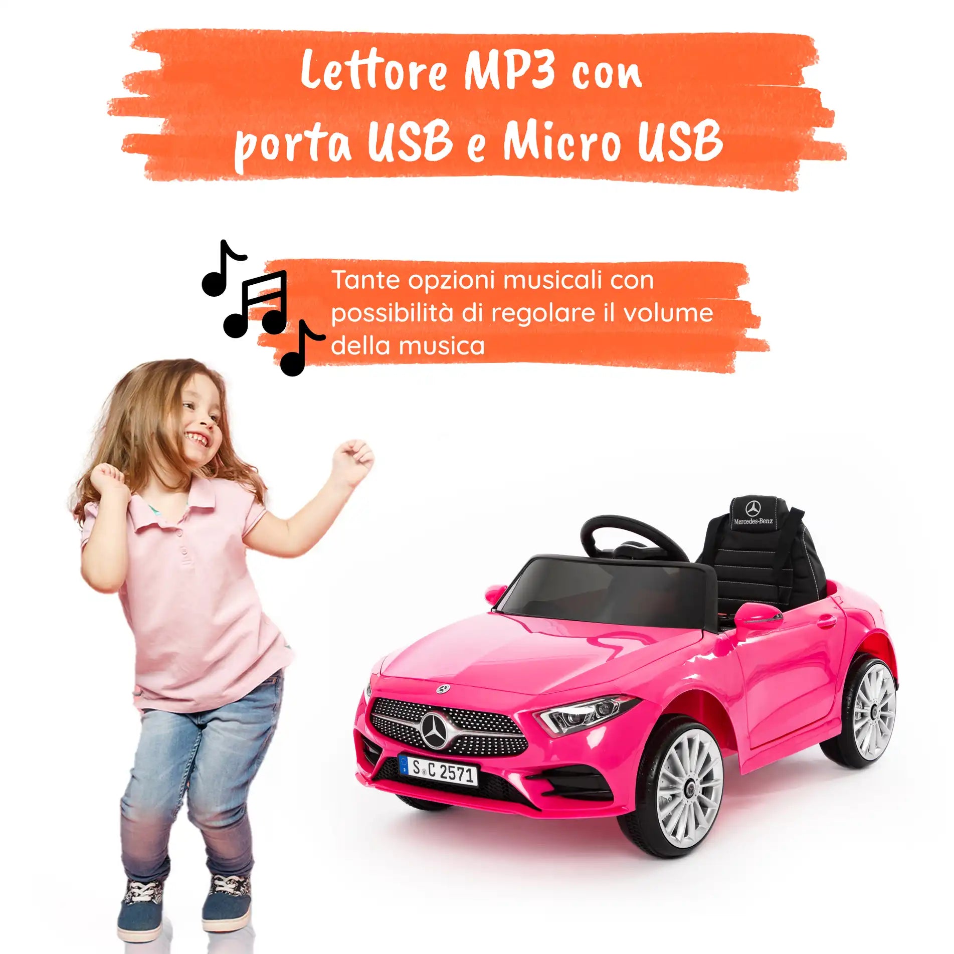 Mercedes CLS 350 AMG elettrica per bambini a 12V