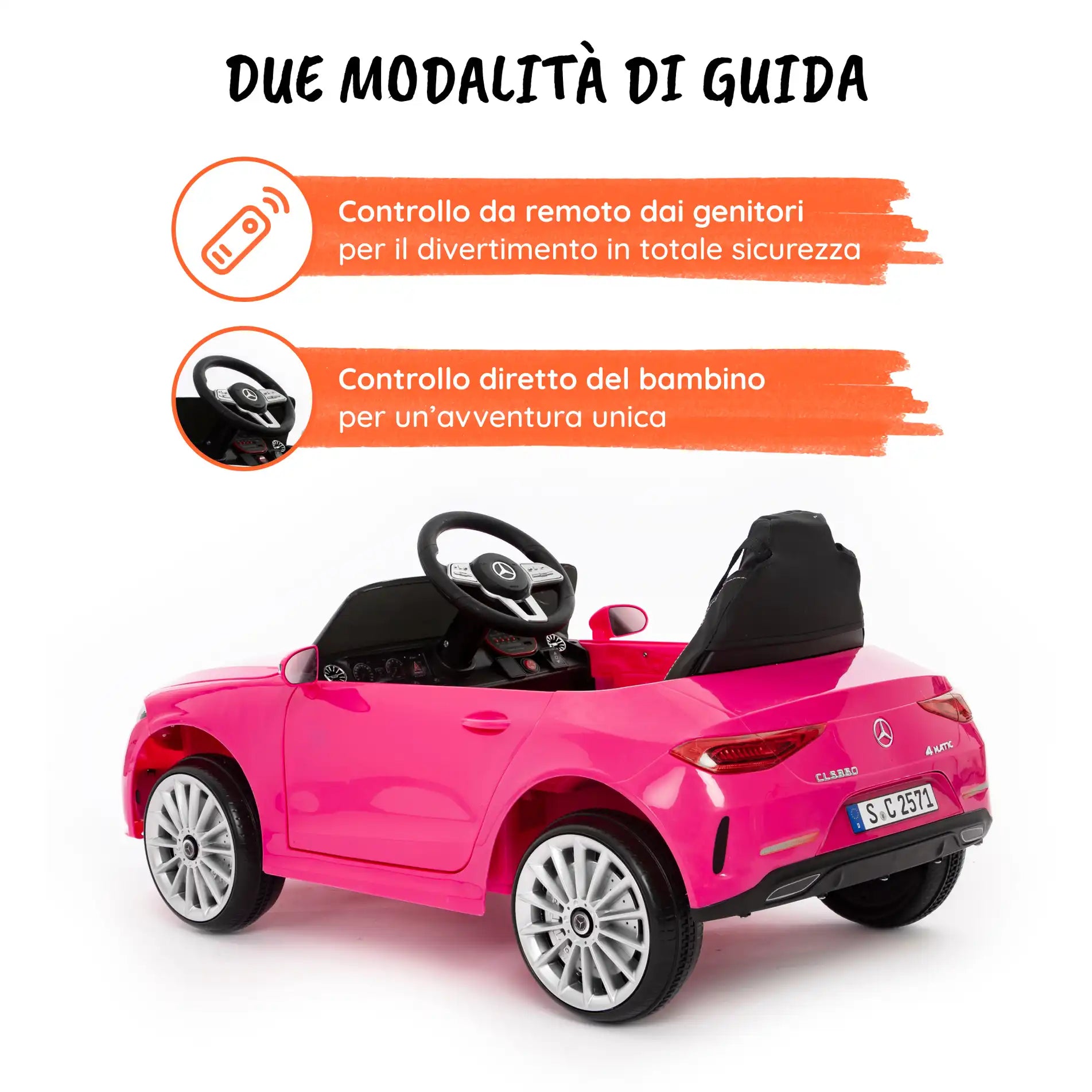 Mercedes CLS 350 AMG elettrica per bambini a 12V