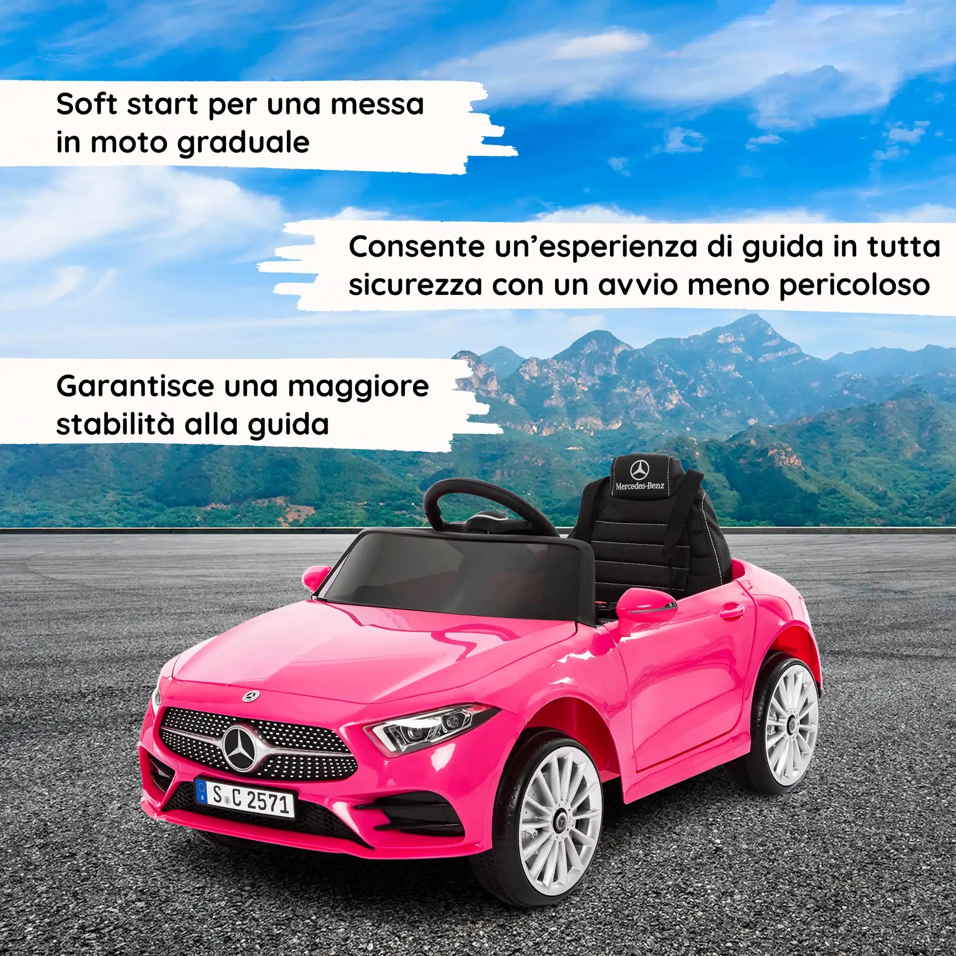 Mercedes CLS 350 AMG elettrica per bambini a 12V