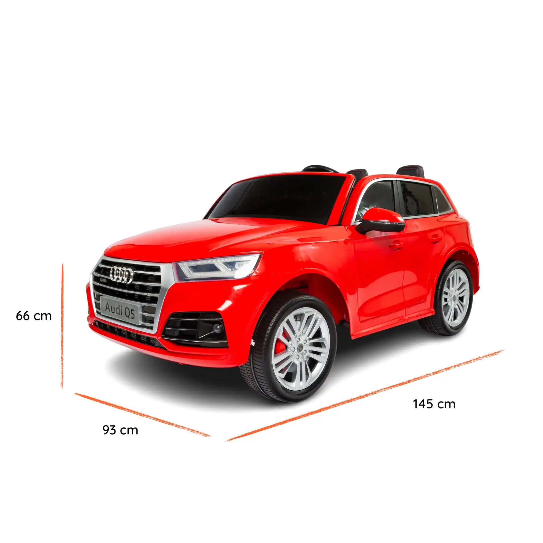 Audi Q5 elettrica per bambini a 12V con 2 posti
