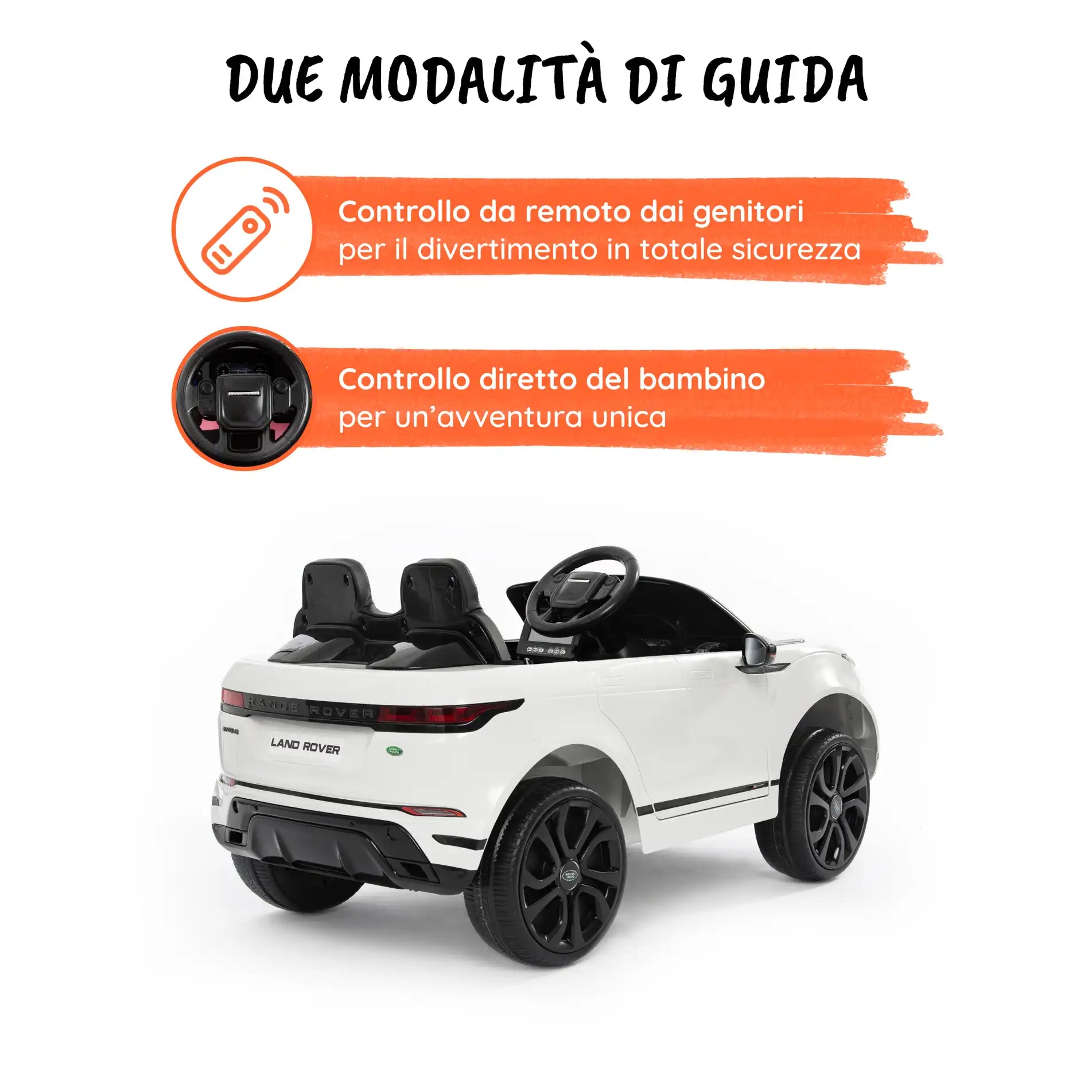 Range Rover Evoque 12V per Bambini Posti, Full Optional