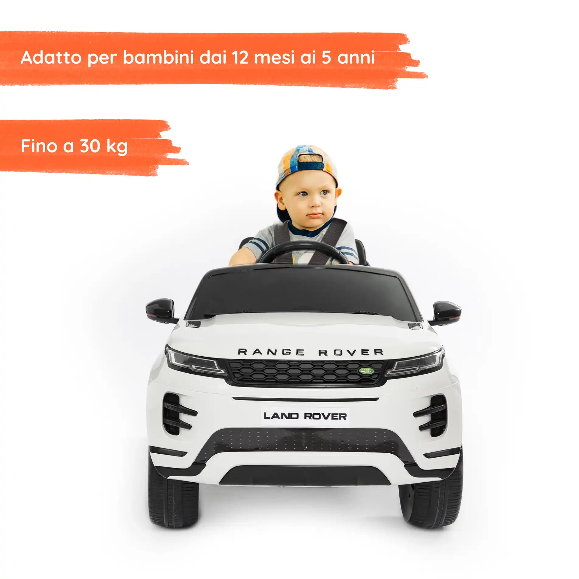 Range Rover Evoque elettrica per bambini 12V