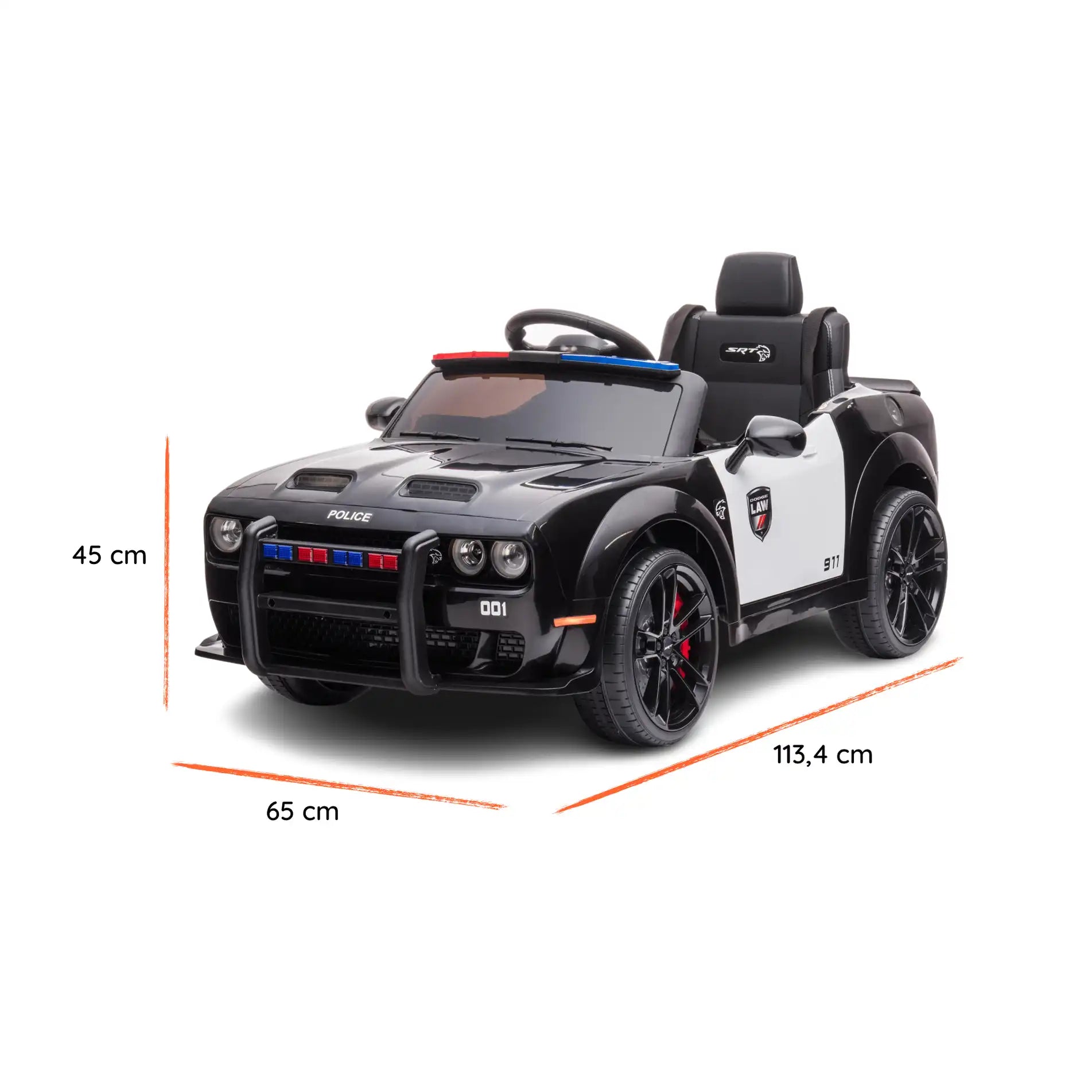 Dodge Police: macchina della polizia elettrica per bambini