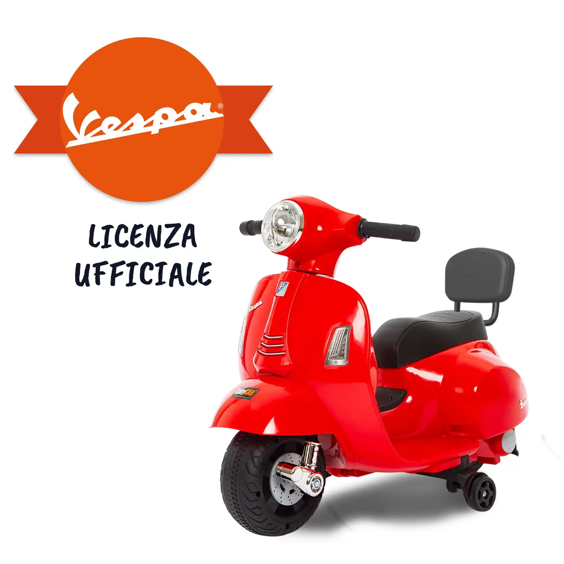 Mini Vespa con schienale