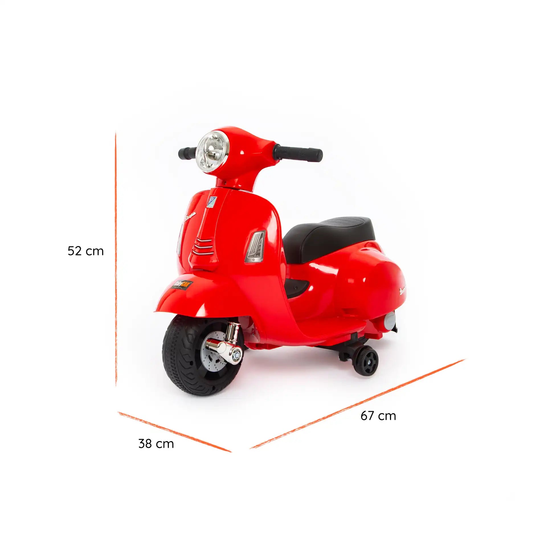 Mini Vespa elettrica per bambini a 6V