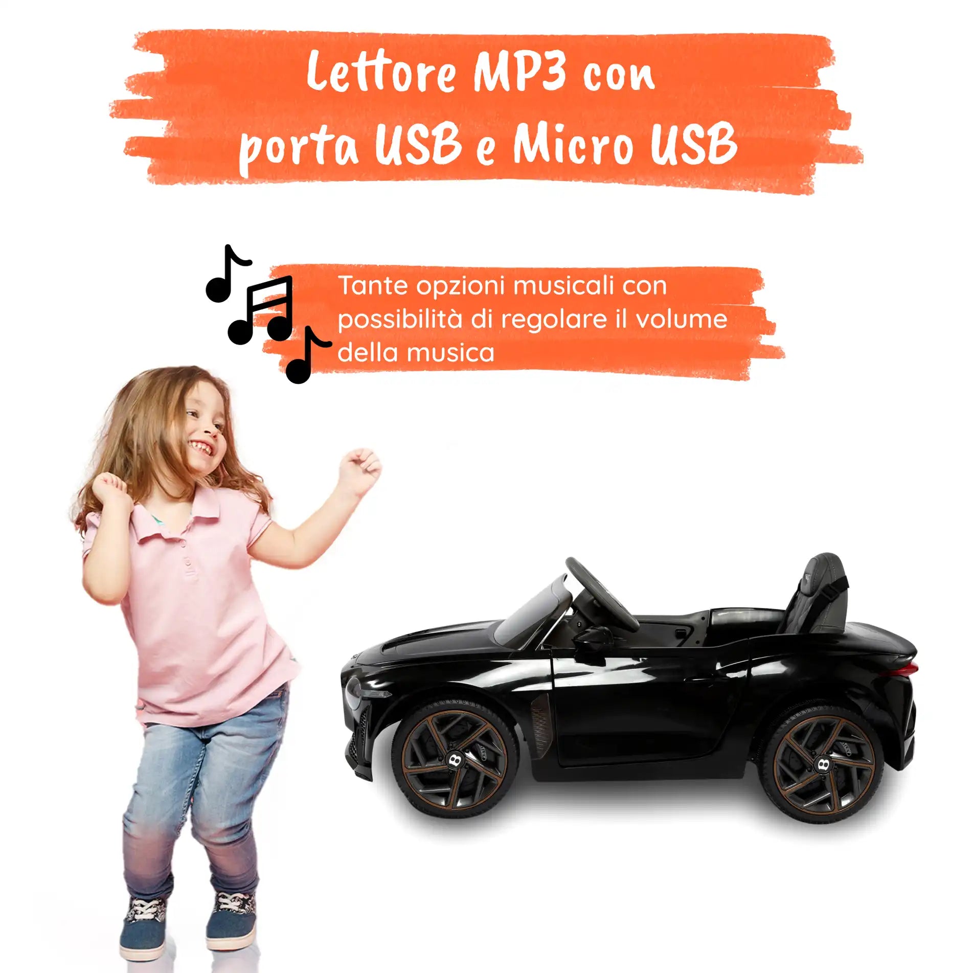 Bentley Bacalar elettrica per bambini