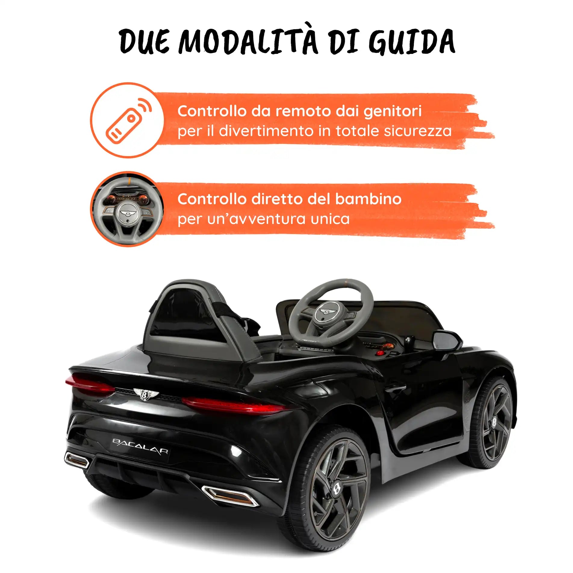 Bentley Bacalar elettrica per bambini